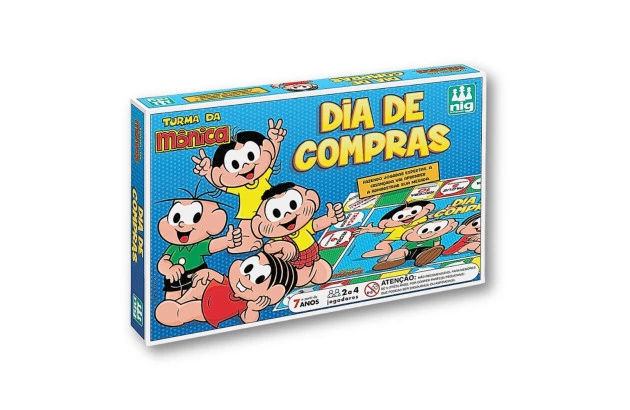 JOGO DE TABULEIRO DE EDUCAÇÃO FINANCEIRA - DIA DE COMPRAS DA TURMA DA MÔNICA