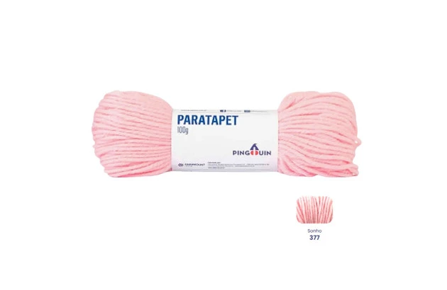 NOVELO DE LA GROSSA PARATAPET 100G ROSA CLARO SONHO 377 PINGOUIN