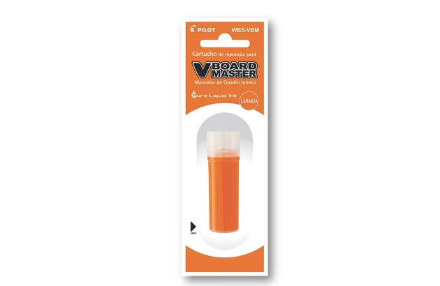 REFIL PARA MARCADOR DE QUADRO BRANCO V-BOARD MASTER LARANJA - PILOT