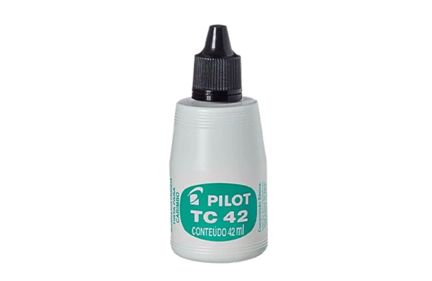 TINTA PARA ALMOFADA DE CARIMBO TC 42ML PRETO PILOT