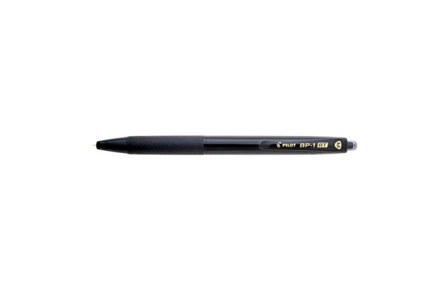 CANETA ESFEROGRÁFICA 1.0 BP-1 RT PRETA PONTA MÉDIA RETRATIL – PILOT