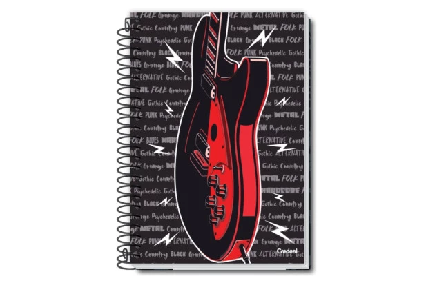 CADERNO CAPA DURA MY COLLECTION MASCULINO 20 MATERIAS CREDEAL