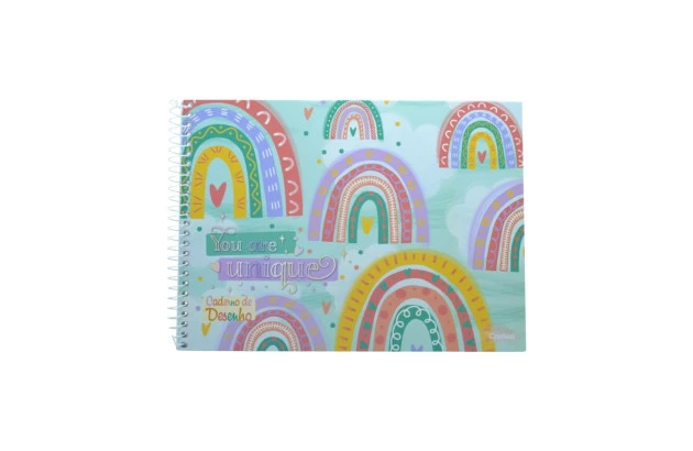 CADERNO DE DESENHO CD 80F ARCO IRIS CREDEAL 278079