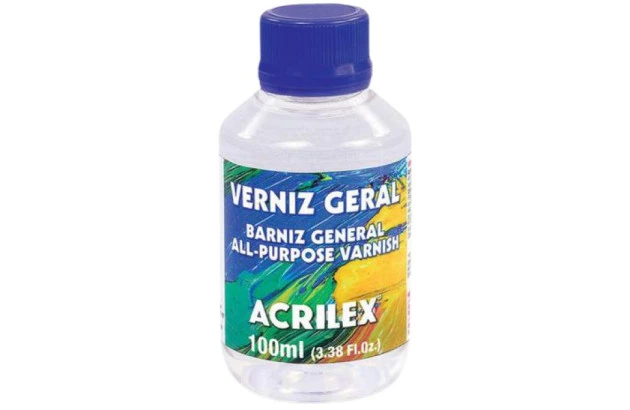 VERNIZ GERAL INCOLOR 100ML PARA MANUALIDADES ACRILEX REF 1601