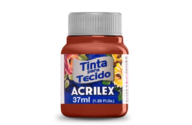 TINTA PARA TECIDO FOSCA 37ML CERÂMICA 506 ACRILEX 4140
