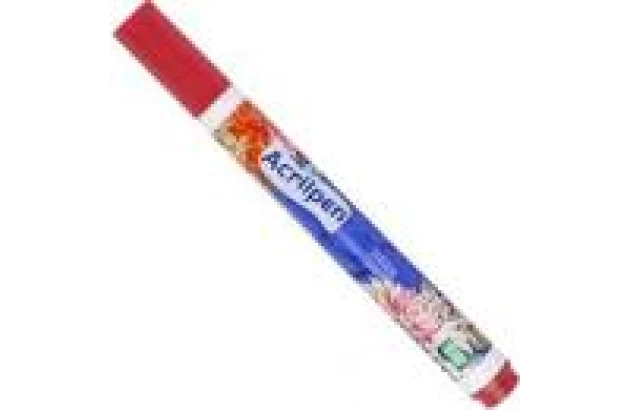 PINCEL MARCADOR PARA TECIDO ACRILPEN VERMELHO 507 ACRILEX 4412
