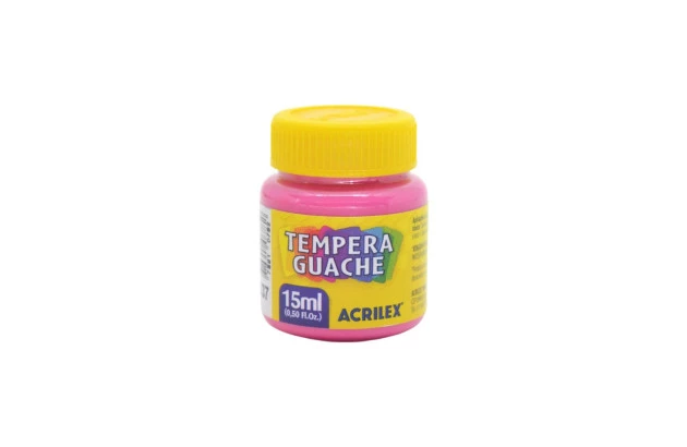 TINTA GUACHE 15ML ROSA 537 ACRILEX - UNIDADE