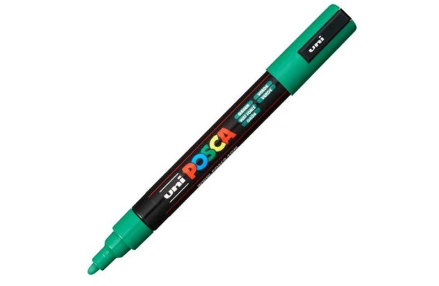 CANETA POSCA PC-5M 1.8 A 2.5 MM VERDE BULLET UNI-BALL