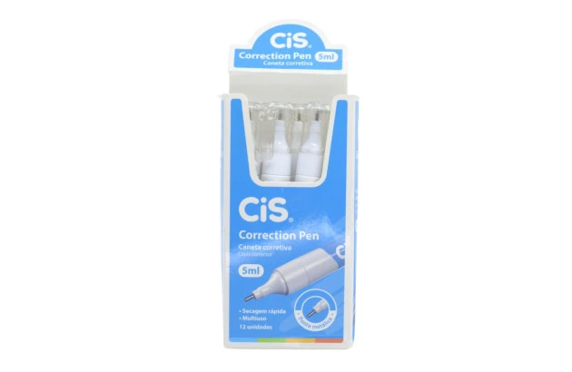 CORRETIVA CANETA  5ML PEN - PONTA METÁLICA E SECAGEM RÁPIDA | CIS