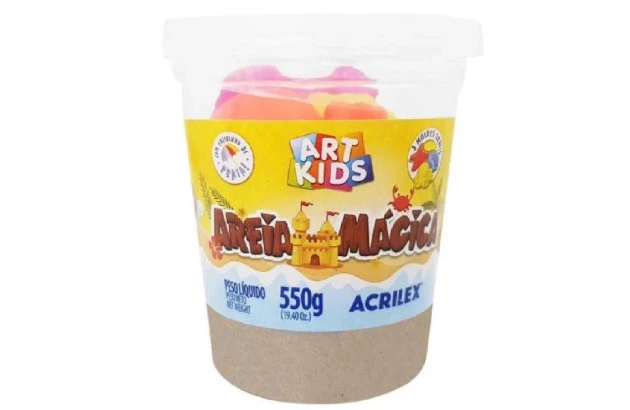 AREIA MAGICA ART KIDS 550G NATURAL 987 ACRILEX