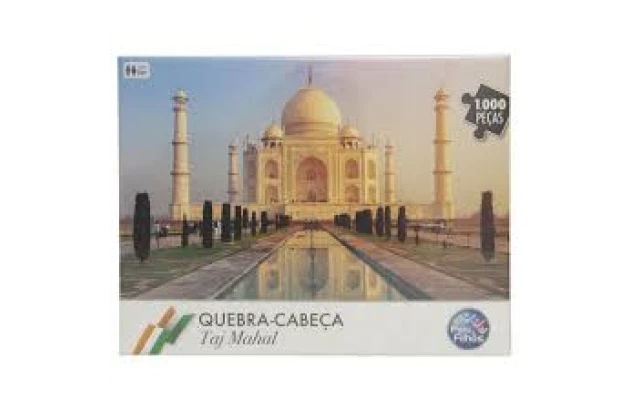 QUEBRA CABEÇA 1000 PEÇAS TAJ MAHAL |  + 10 ANOS | PAIS & FILHOS REF 7267