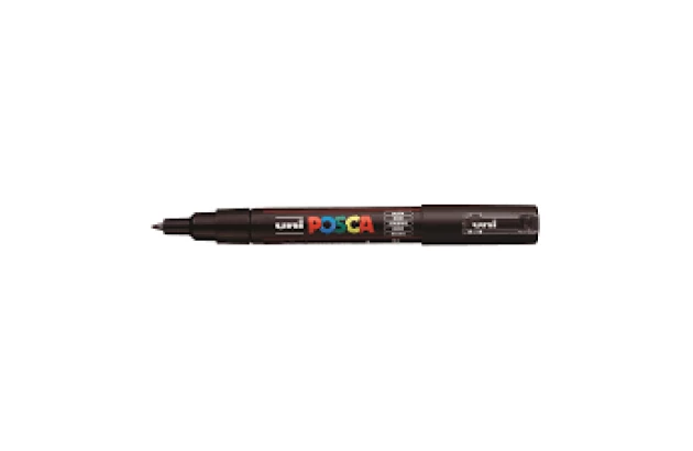 CANETA POSCA PC-1M 0.7MM PRETA BULLET UNI-BALL