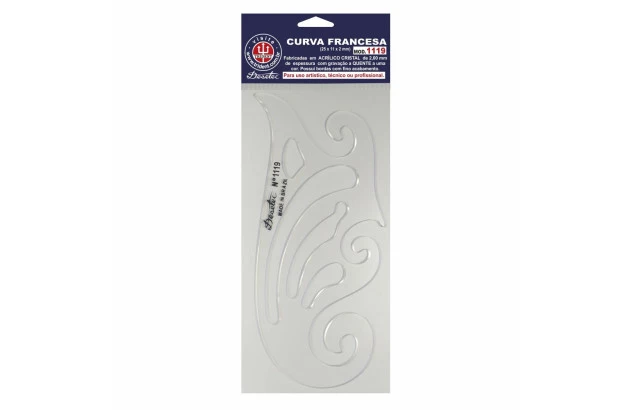 CURVA FRANCESA 25 X 11CM MODELO 1119 - TRIDENT