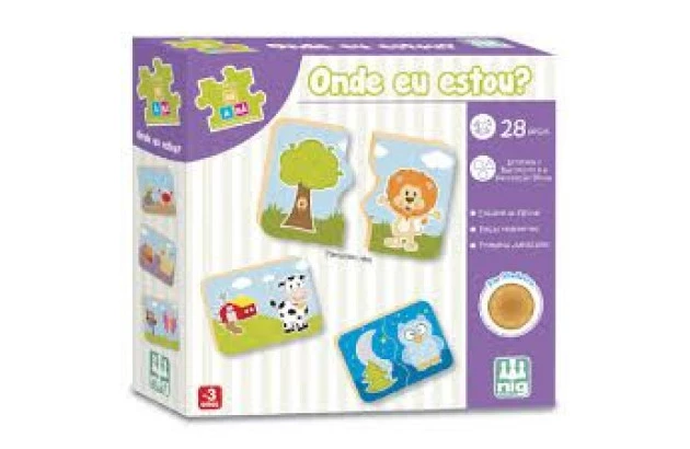 JOGO EDUCATIVO ONDE ESTOU 28 PECAS NIG