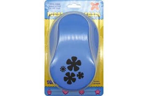PERFURADOR PAPEL E EVA 76MM FLORES GIGANTE ESPESSURA ATÉ 2MM | MAKE+ 12060