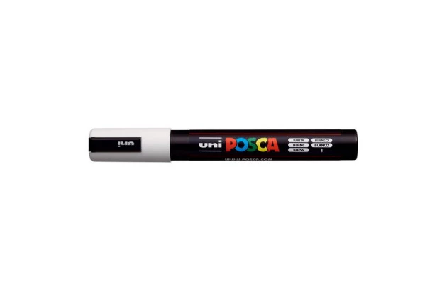 CANETA UNI POSCA PC-5M MEDIUM BRANCA