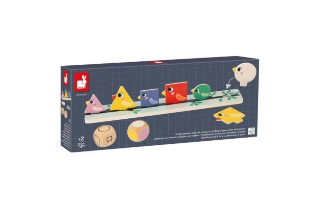 BRINQUEDO PASSAROS ACIMA DE 2 ANOS JANOD