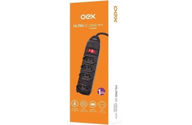FILTRO DE LINHA COM 4 ENTRADAS TM102 OEX