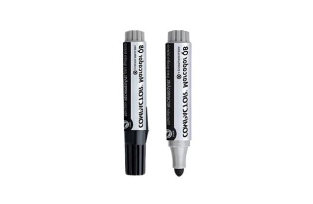MARCADOR PARA QUADRO BRANCO RECARREGAVEL PRETO