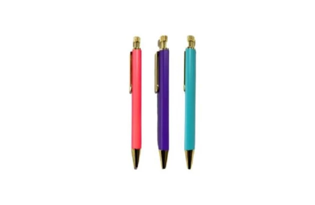 CANETA METALICA NEON 1.0 SORTIDA BRW CA0706