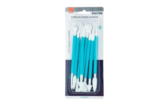 ESTECAS MODELADORAS COM 8 UNIDADES EE0001 BRW