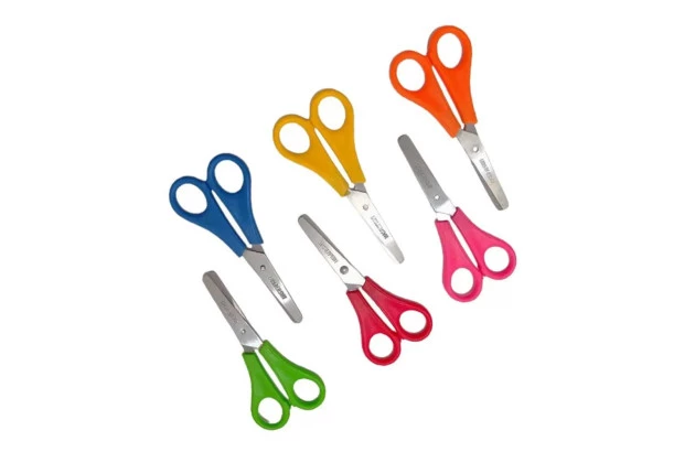 TESOURA ESCOLAR 13CM COLORIDA MP 501 - MASTERPRINT