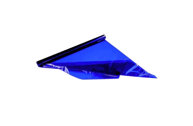 PAPEL CELOFANE POLIPROPILENO AZUL 70X90CM - FOLHA