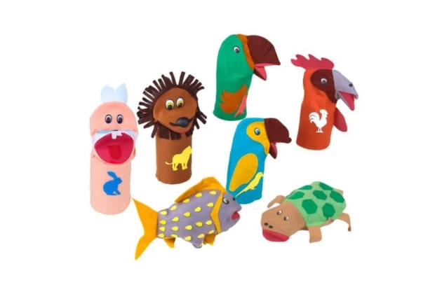 FANTOCHES DE FELTRO ANIMAIS SORTIDOS 1529 CARLU