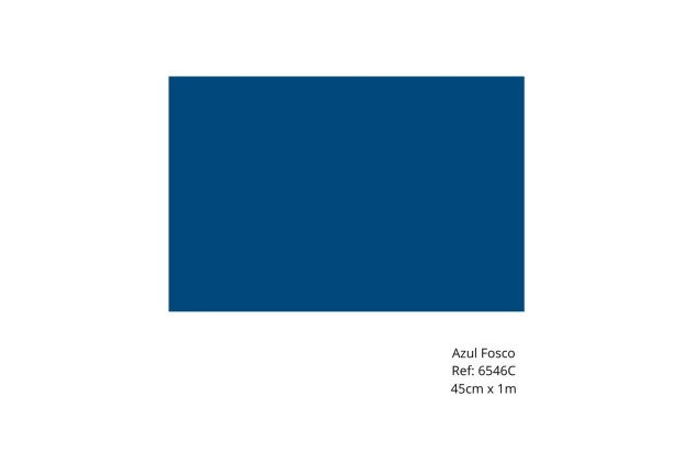 PLÁSTICO ADESIVO FOSCO AZUL 45CM X 1M CONTACT - 6546C