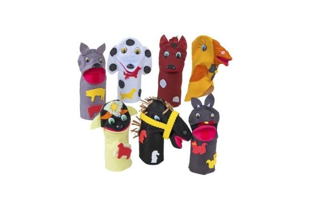 FANTOCHE DE FELTRO ANIMAIS DOMÉSTICOS - SORTIDO 1218 CARLU