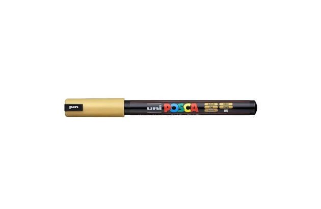 CANETA POSCA PC-1MR OURO - PONTA EXTRAFINA 0,7MM |UNI-BALL