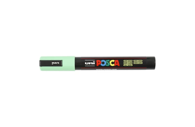 CANETA POSCA PC-5MR 1.8-2.5MM VERDE CLARO UNI-BALL