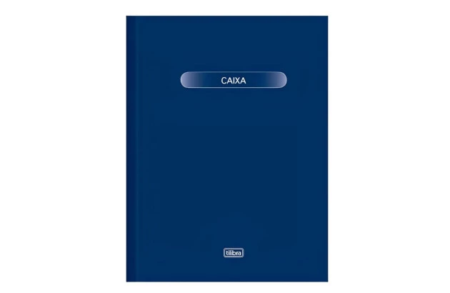 LIVRO CAIXA GRANDE 100 FOLHAS 56G/M² 218X319MM - CAPA DURA | TILIBRA