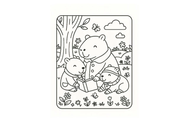 TELA DE PINTURA RISCADA 22X32CM TEMA BOBBIE GOODS INFANTIL - MODELO 04 | TALENTO