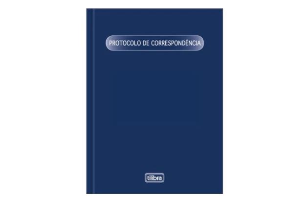 LIVRO PROTOCOLO DE CORRESPONDÊNCIA 104 FOLHAS 56G/M² 153X216MM - CAPA DURA | TILIBRA