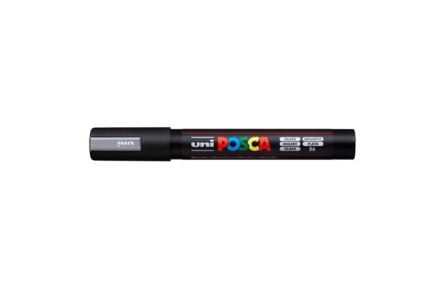 CANETA POSCA PC-5MR 1.8-2.5MM PRATA UNI-BALL