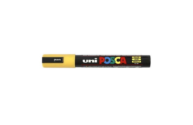 CANETA POSCA PC-5MR 1.8-2.5MM AMARELO UNI-BALL