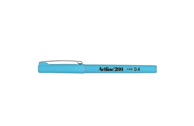 CANETA ARTLINE 200 FINE 0.4MM AZUL CLARO EK-200 | UNIDADE