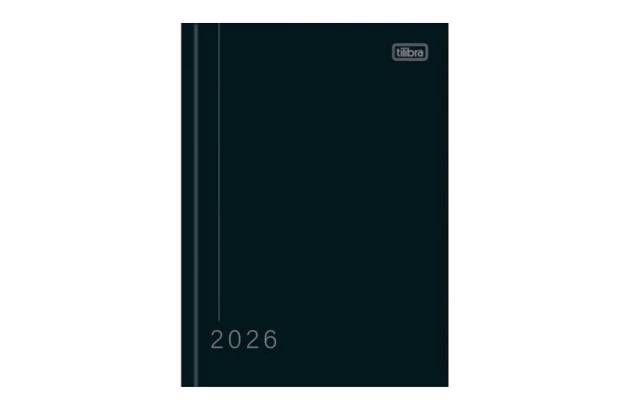 AGENDA BROCHURA CAPA DURA M4 PEPPER PRETA 2026 TILIBRA