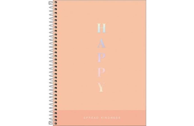 CADERNO UNIVERSITÁRIO CAPA DURA 12 MATÉRIA 192 FOLHAS 200X275 HAPPY SORTIDO TILIBRA