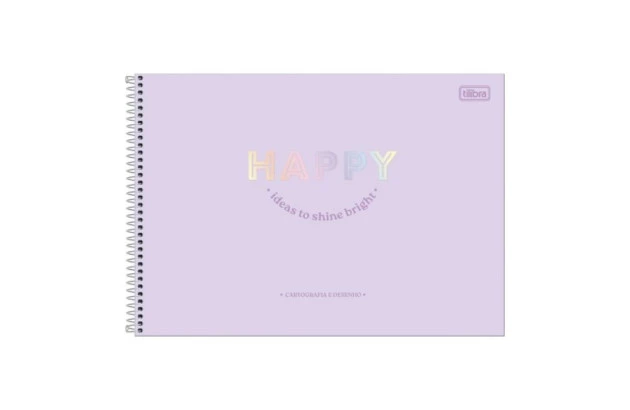 DIVISORIA PARA FICHARIO UNIVERSITARIO PASTEL ACADEMIE 6 DIVISÓRIAS COM 4 FUROS TILIBRA