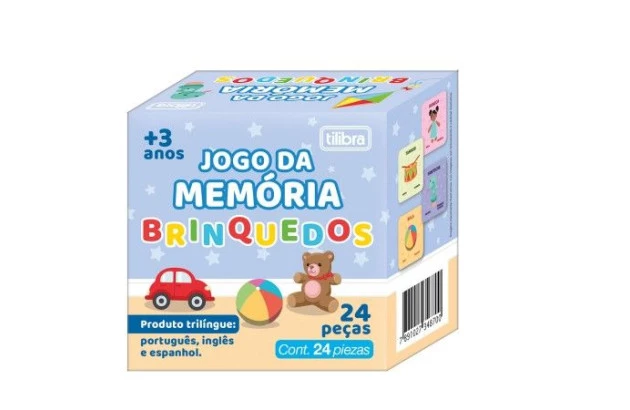JOGO DA MEMORIA COMIDINHA 24 PECAS TILIBRA