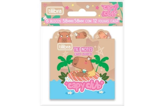 BLOCO TILI NOTES 58X58 12 FOLHAS TILIBRA