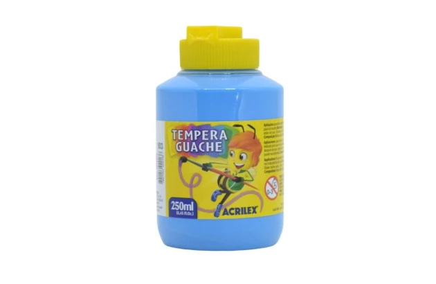 TINTA GUACHE 250ML AZUL CELESTE 503 ACRILEX 2025