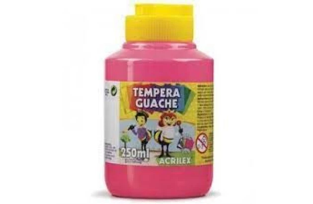 TINTA GUACHE 250ML ROSA 537 2025 ACRILEX