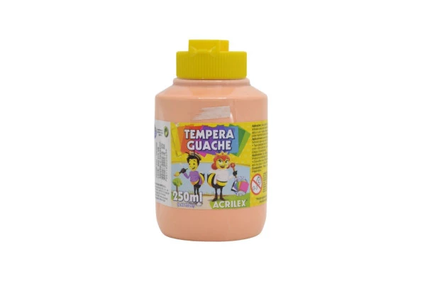 TINTA GUACHE 250ML AMARELO PESSEGO 538 2025 ACRILEX