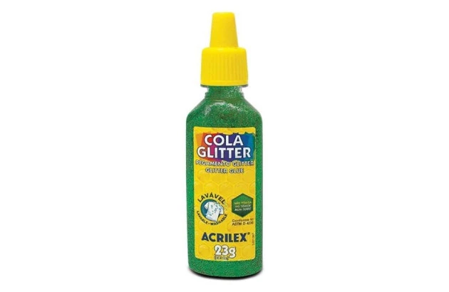 COLA GLITTER VERDE 23G 206 2900 ACRILEX