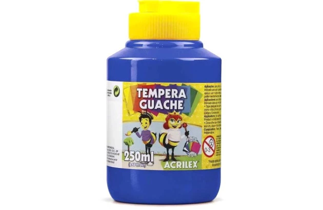 TINTA GUACHE 250ML AZUL 559 ACRILEX 2025