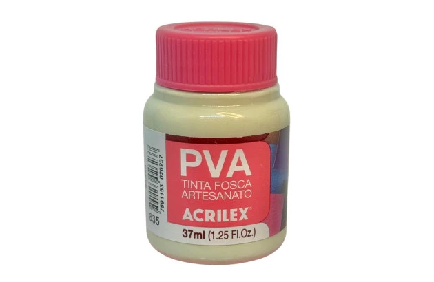 TINTA PVA FOSCA PARA ARTESANATO 37ML SAARA 835 - UNIDADE | ACRILEX 3240