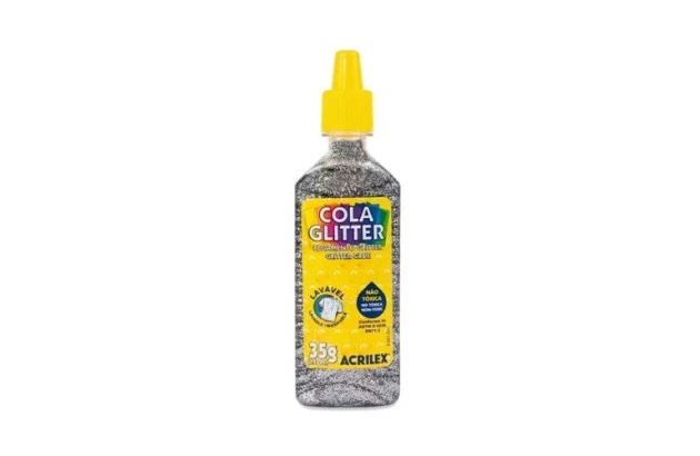 COLA GLITTER 35G PRATA 202 2912 ACRILEX